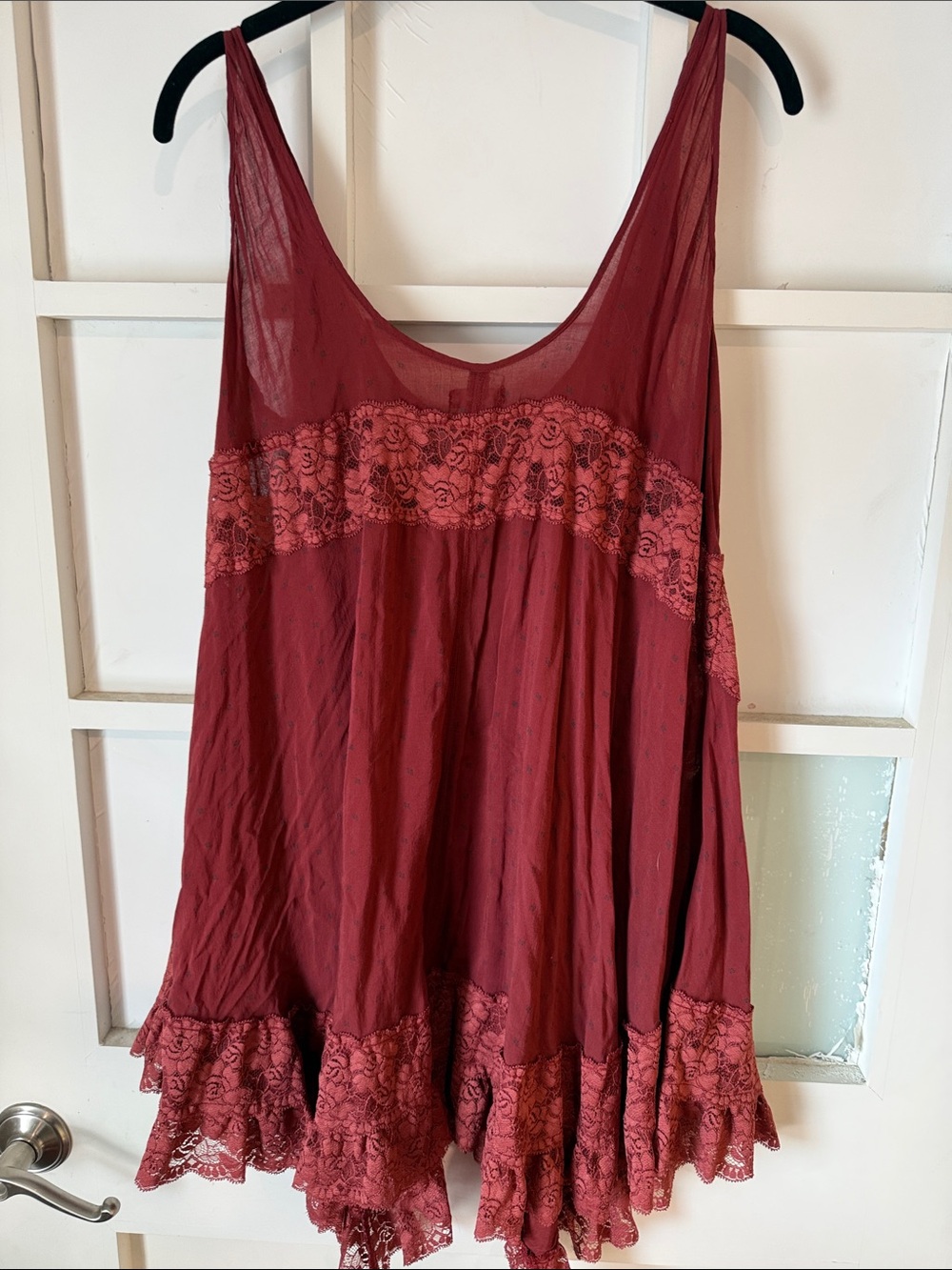 Free People Lace-Trim Swing Tunic - Picture 4 of 5